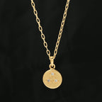 Jessie Disc Zirconia Necklace - La Vitá Jewels