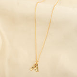 A Font with Multi Cubic Zirconia Necklaces
