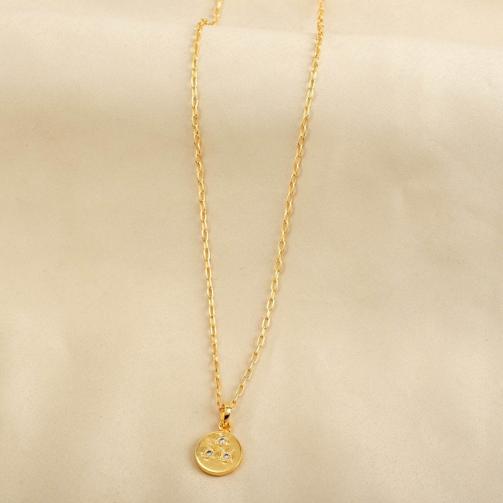 Jessie Disc Zirconia Necklace - La Vitá Jewels