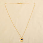 Cushion shape with Evil Eye Necklace - La Vitá Jewels