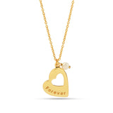Baroque Pearl with Heart Shape Necklaces