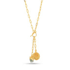 Palm Tree with Aquamarine Gemstone Necklaces - La Vitá Jewels