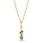 Multi stone with Ball Chain Necklaces - La Vitá Jewels