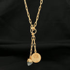 Palm Tree with Aquamarine Gemstone Necklaces - La Vitá Jewels