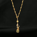 Multi stone with Ball Chain Necklaces - La Vitá Jewels