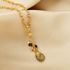 Multi stone with Ball Chain Necklaces - La Vitá Jewels