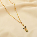 Multi stone with Ball Chain Necklaces - La Vitá Jewels