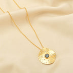 Labradorite and White CZ Sparkling Awareness Necklace - La Vitá Jewels