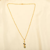 Multi stone with Ball Chain Necklaces