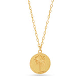 Palm Tree Pendant Necklaces