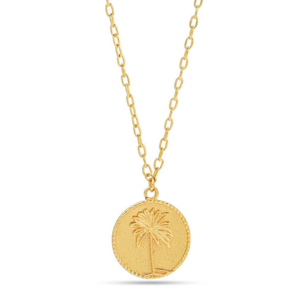 Palm Tree Pendant Necklaces - La Vitá Jewels