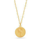 Palm Tree Pendant Necklaces - La Vitá Jewels