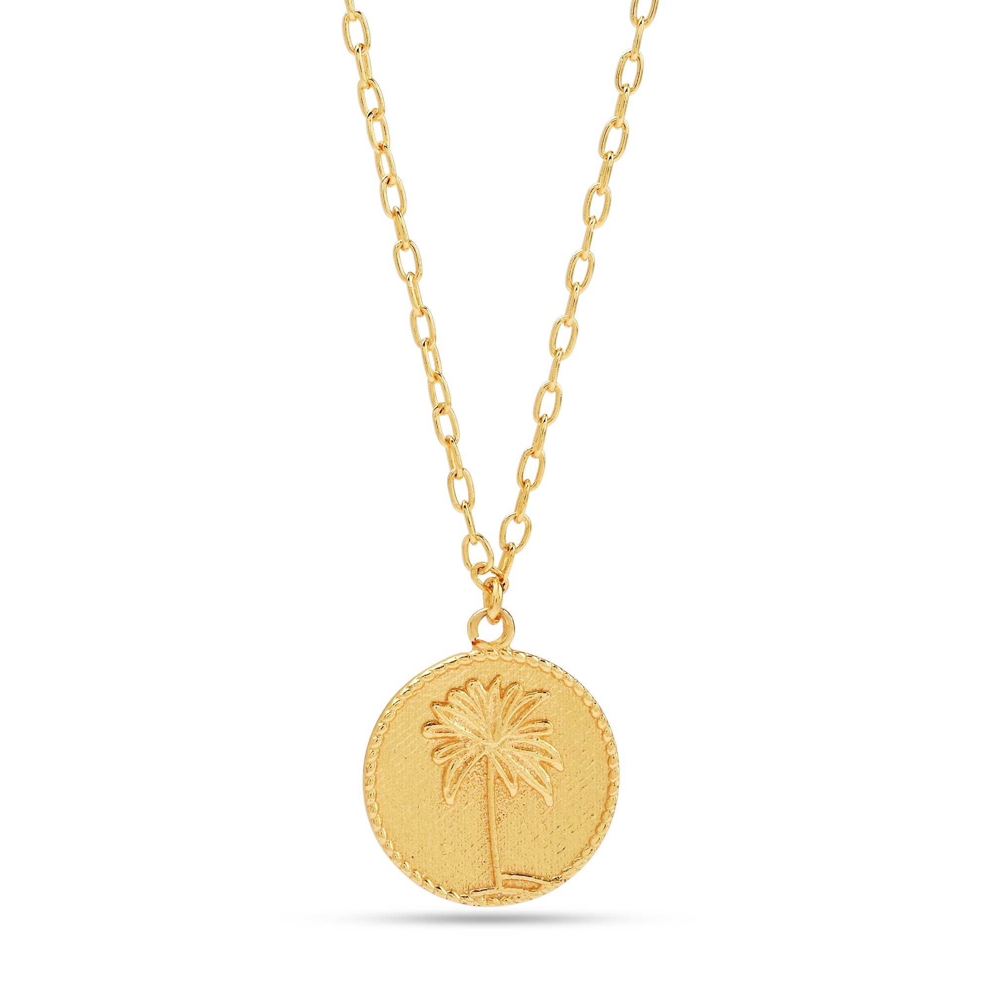 Palm Tree Pendant Necklaces - La Vitá Jewels