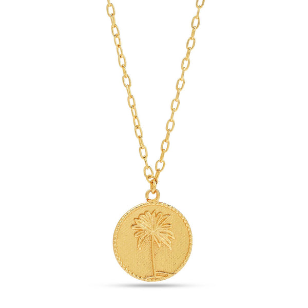 Palm Tree Pendant Necklaces - La Vitá Jewels