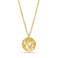 Round Disc Flower Necklaces - La Vitá Jewels