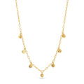 Golden Harmony Textured Necklace - La Vitá Jewels