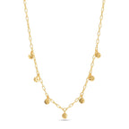 Golden Harmony Textured Necklace - La Vitá Jewels