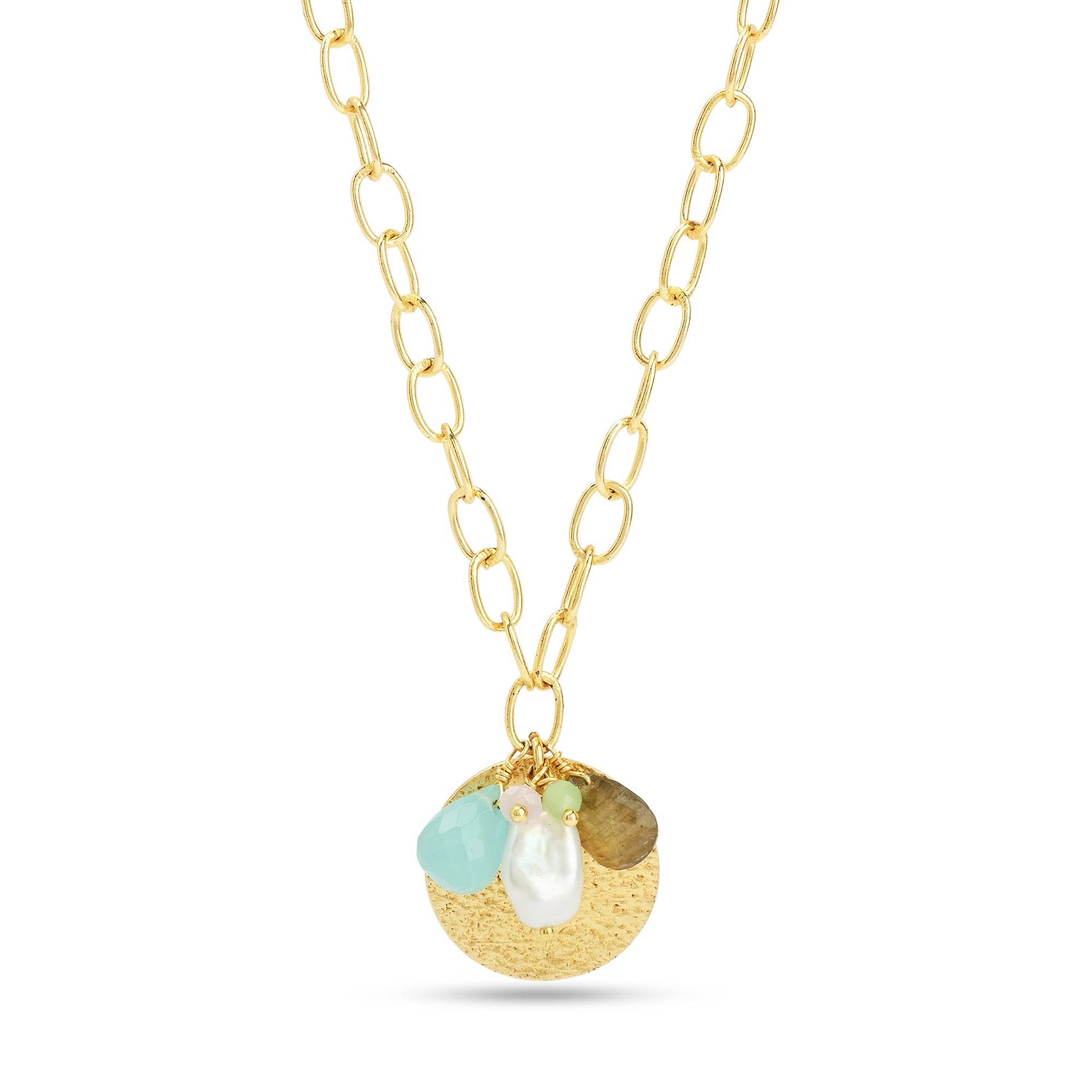 Kiara Multi Stone Necklace - La Vitá Jewels
