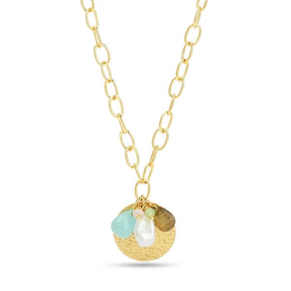 Kiara Multi Stone Necklace - La Vitá Jewels