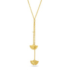 Biloba-Ginkgo Metal Leaf Necklaces - La Vitá Jewels