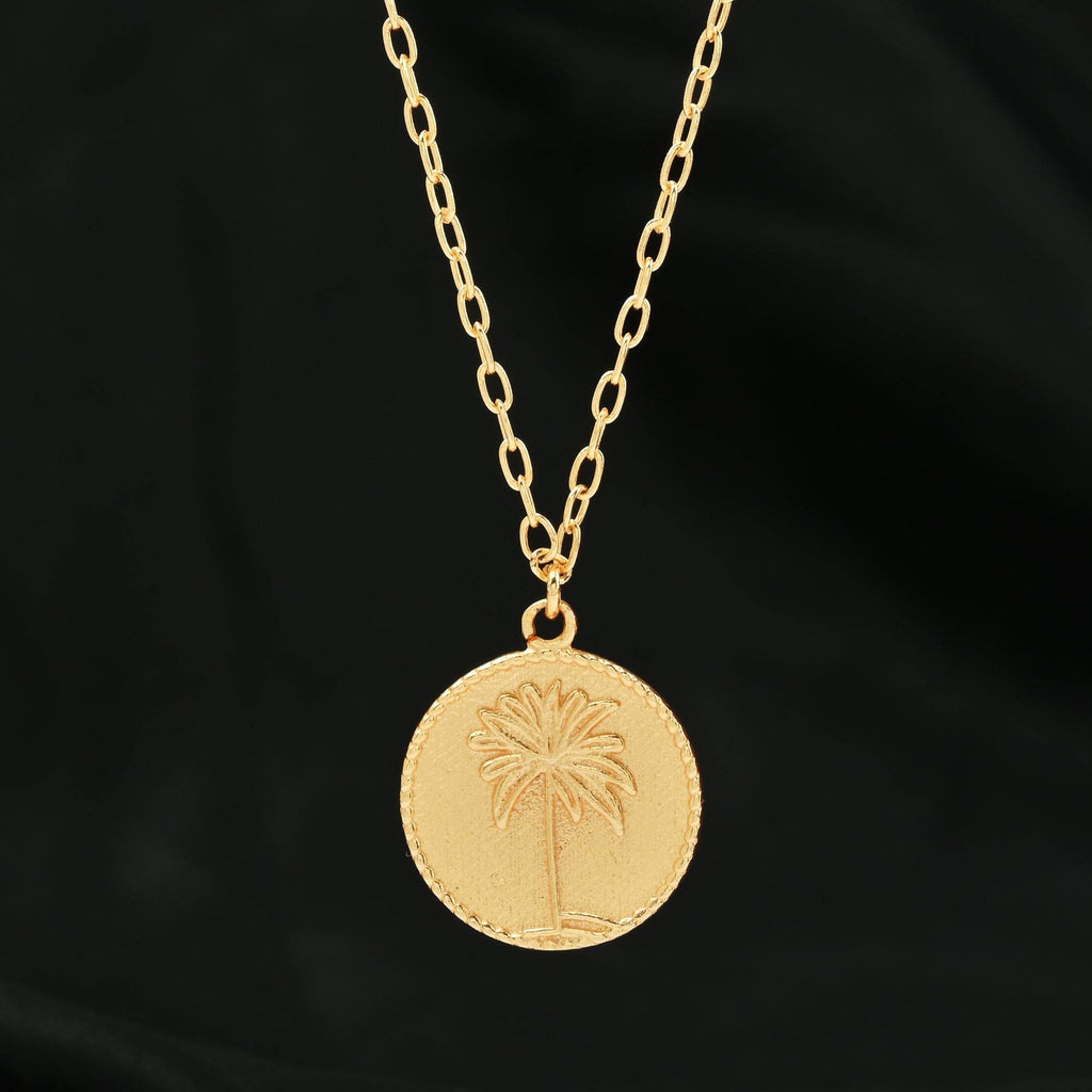 Palm Tree Pendant Necklaces - La Vitá Jewels
