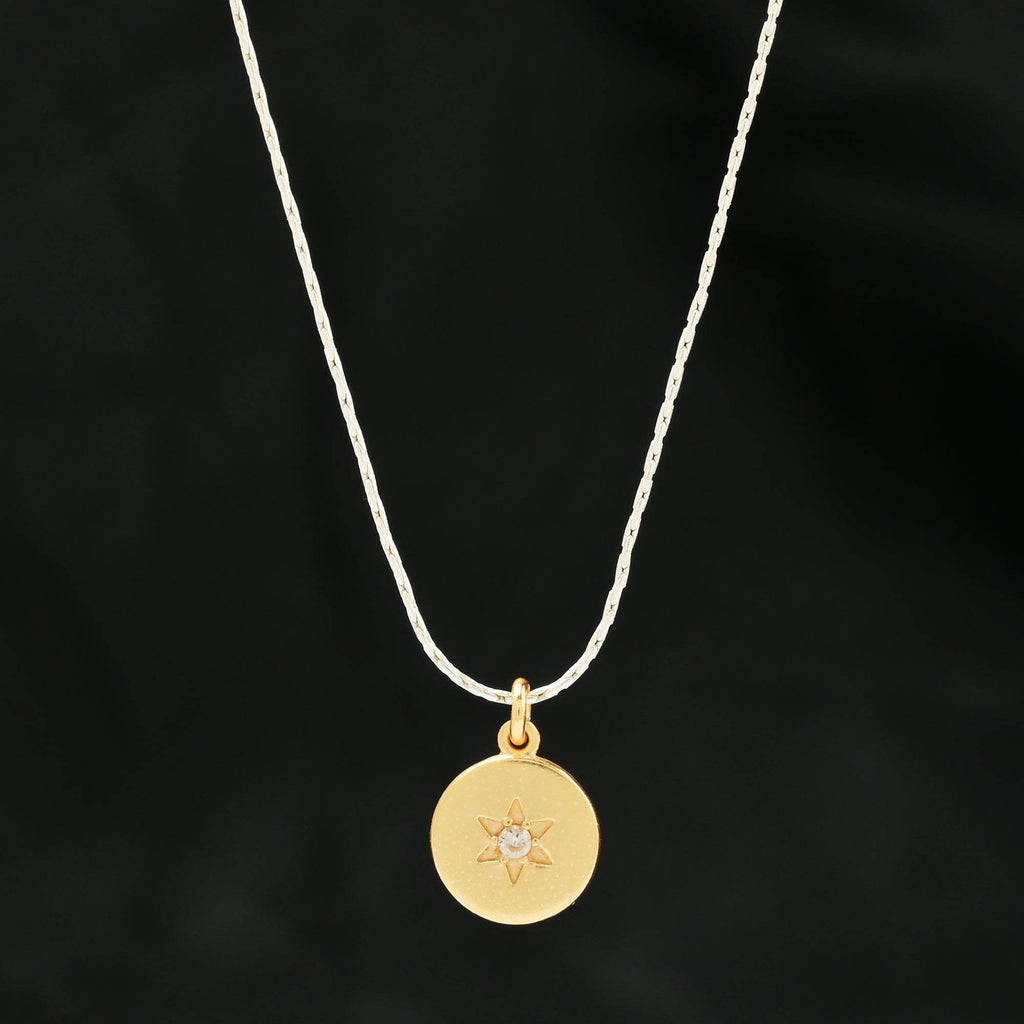 Cubic Zirconia North Star Celestial Blessings Necklace - La Vitá Jewels
