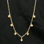 Golden Harmony Textured Necklace - La Vitá Jewels