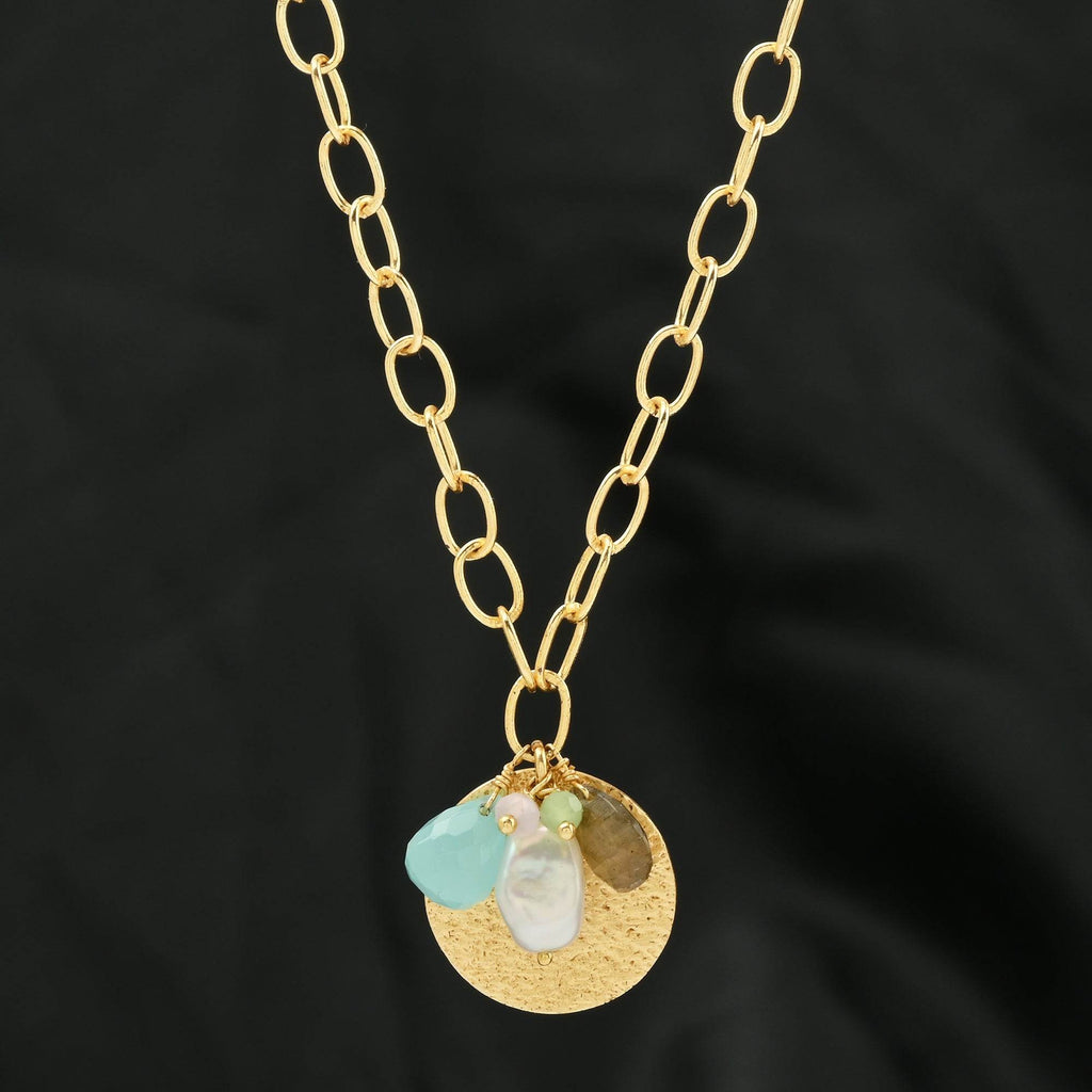 Kiara Multi Stone Necklace - La Vitá Jewels