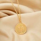 Palm Tree Pendant Necklaces - La Vitá Jewels