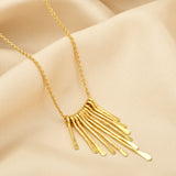 Metal Fringe Necklaces