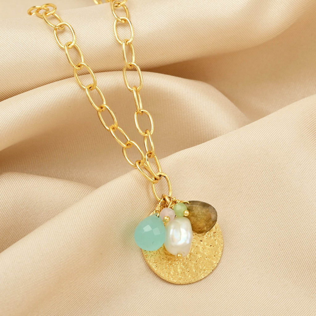Kiara Multi Stone Necklace - La Vitá Jewels