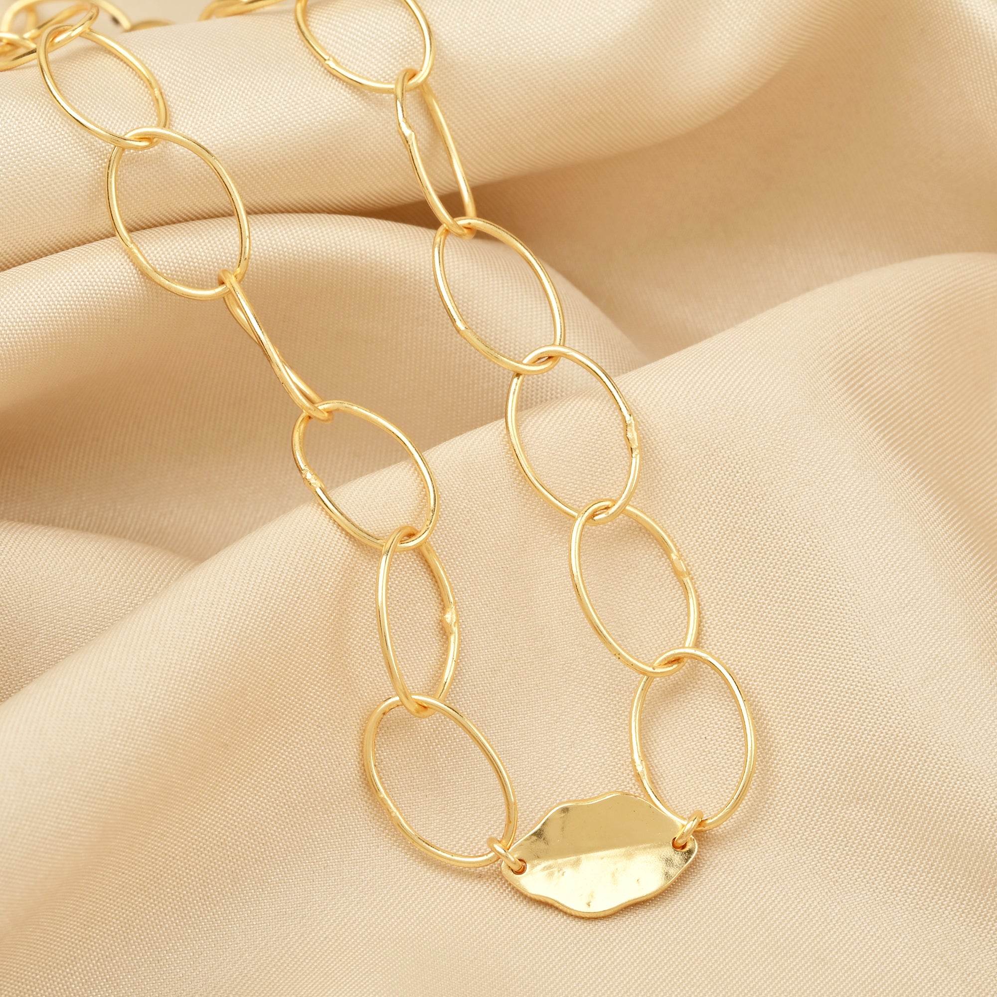 Frida Interlocking Chain Necklace - La Vitá Jewels