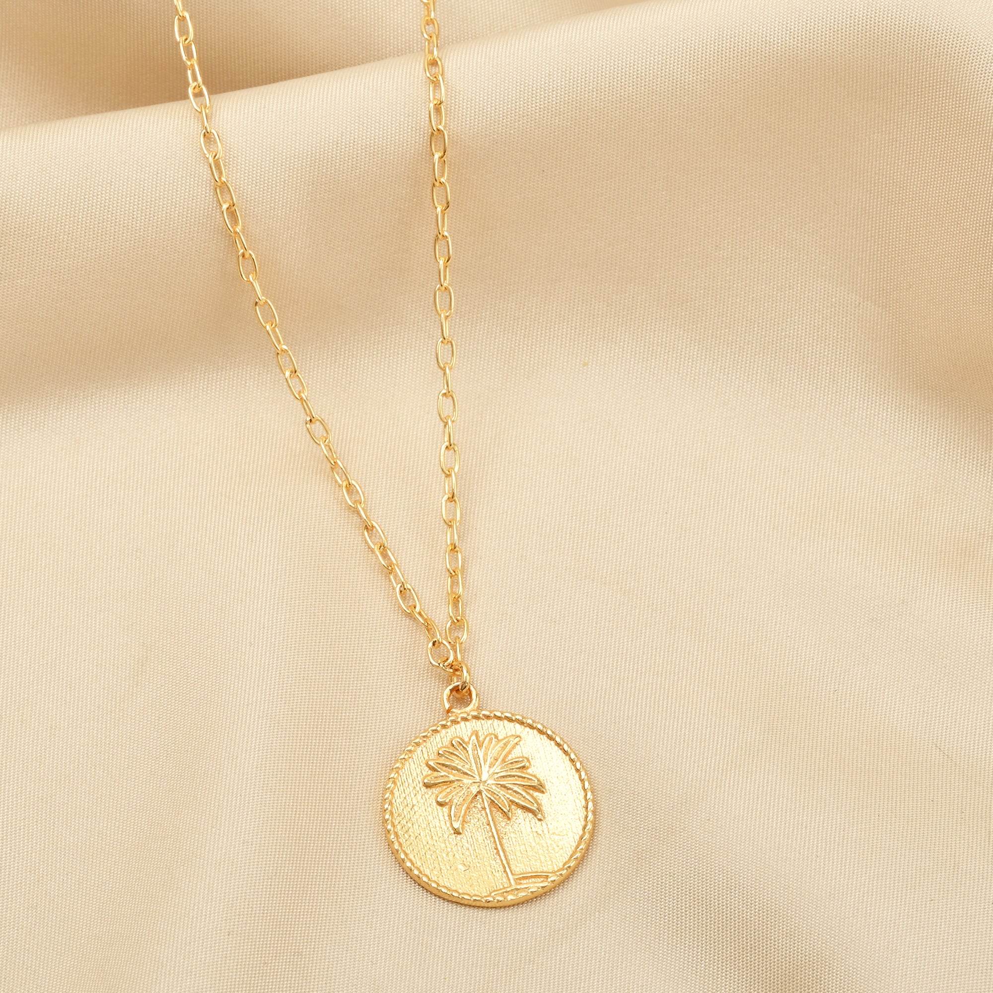 Palm Tree Pendant Necklaces - La Vitá Jewels