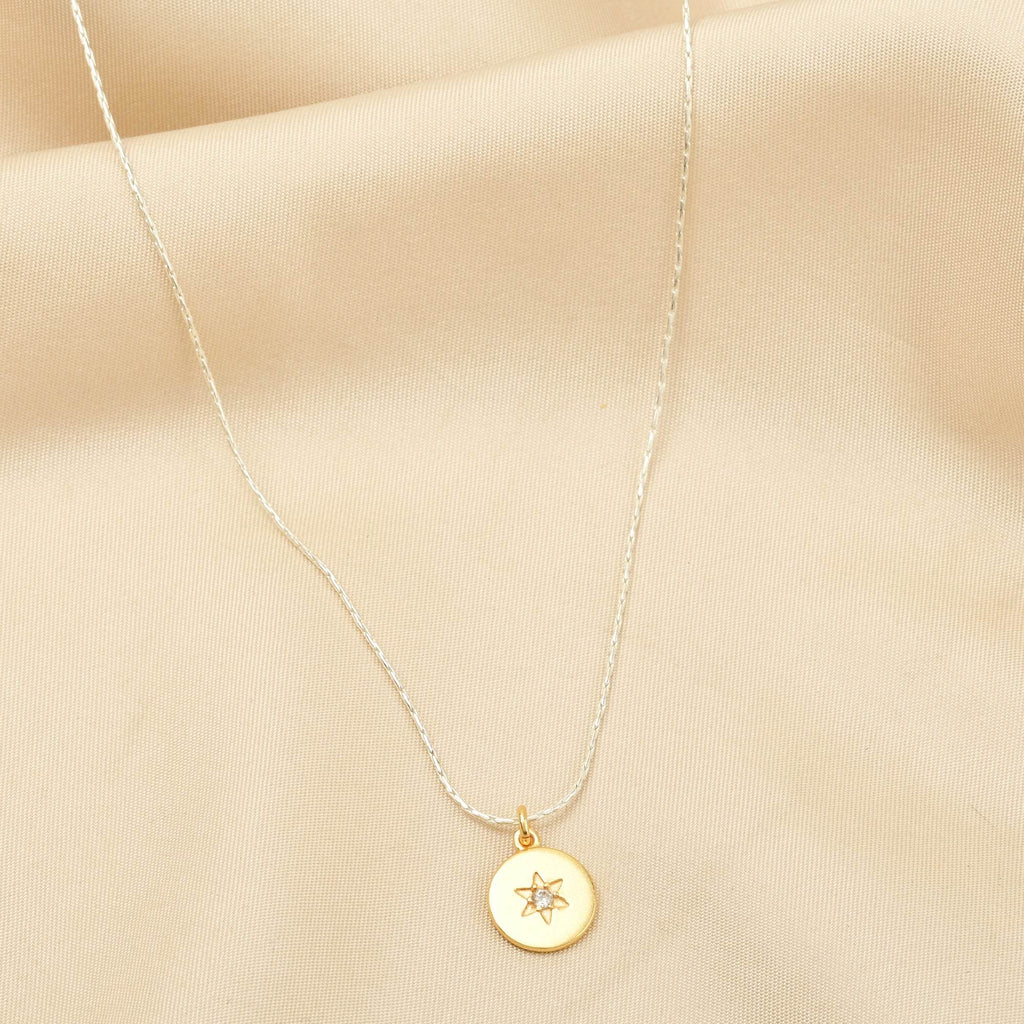 Cubic Zirconia North Star Celestial Blessings Necklace - La Vitá Jewels