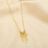 Metal Fringe Necklaces