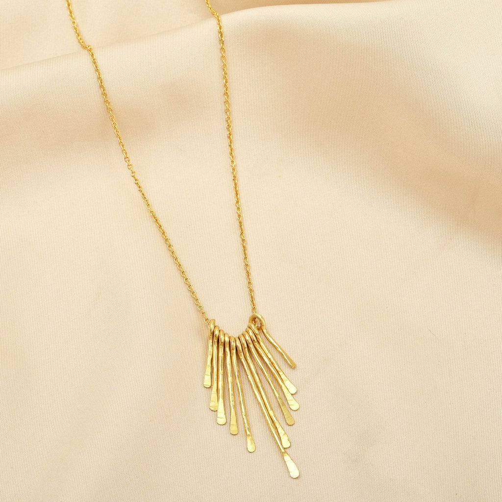 Metal Fringe Necklaces - La Vitá Jewels