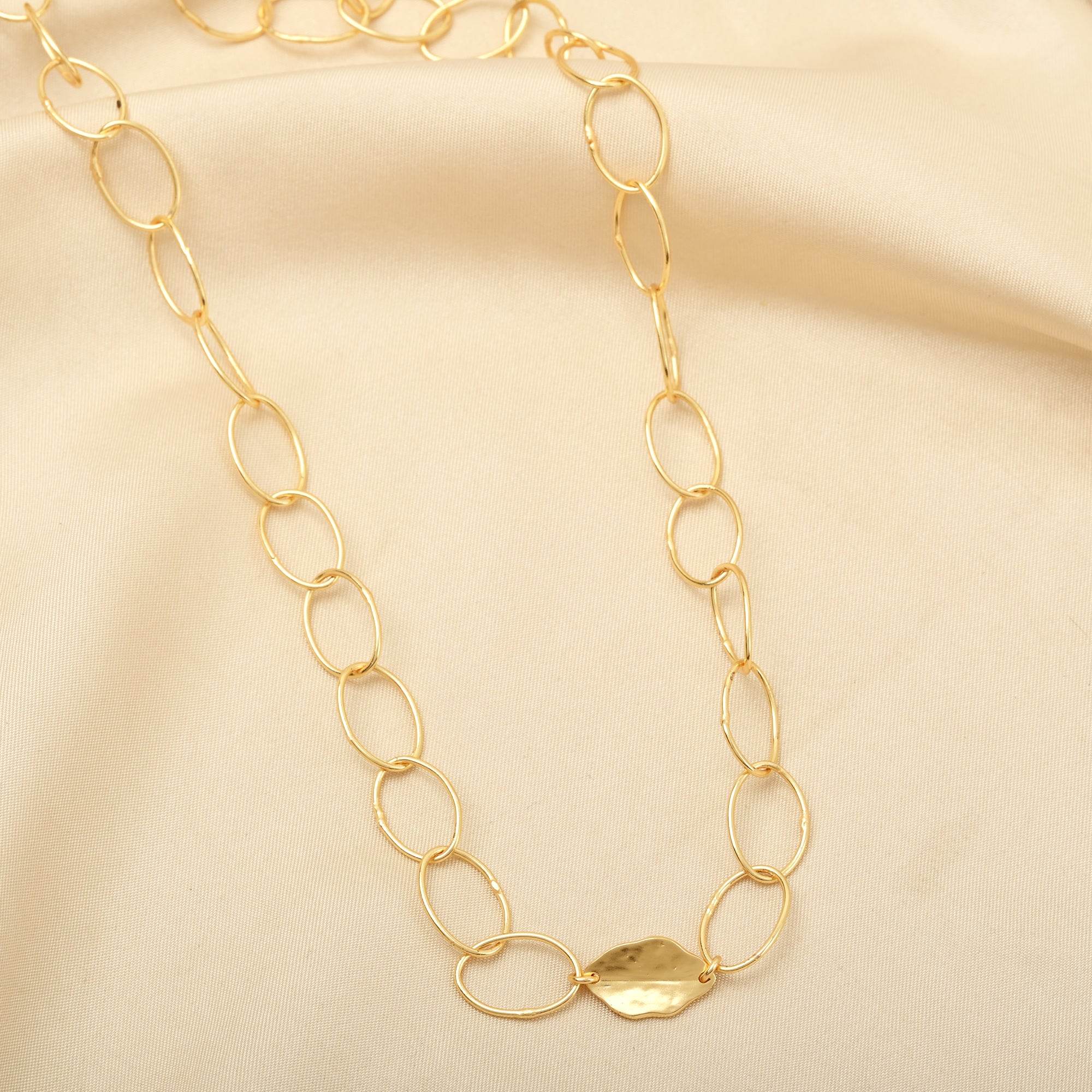 Frida Interlocking Chain Necklace - La Vitá Jewels
