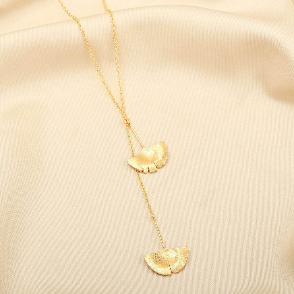 Biloba-Ginkgo Leaf Necklaces - La Vitá Jewels