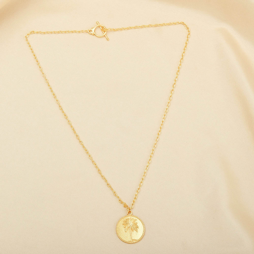 Palm Tree Pendant Necklaces - La Vitá Jewels