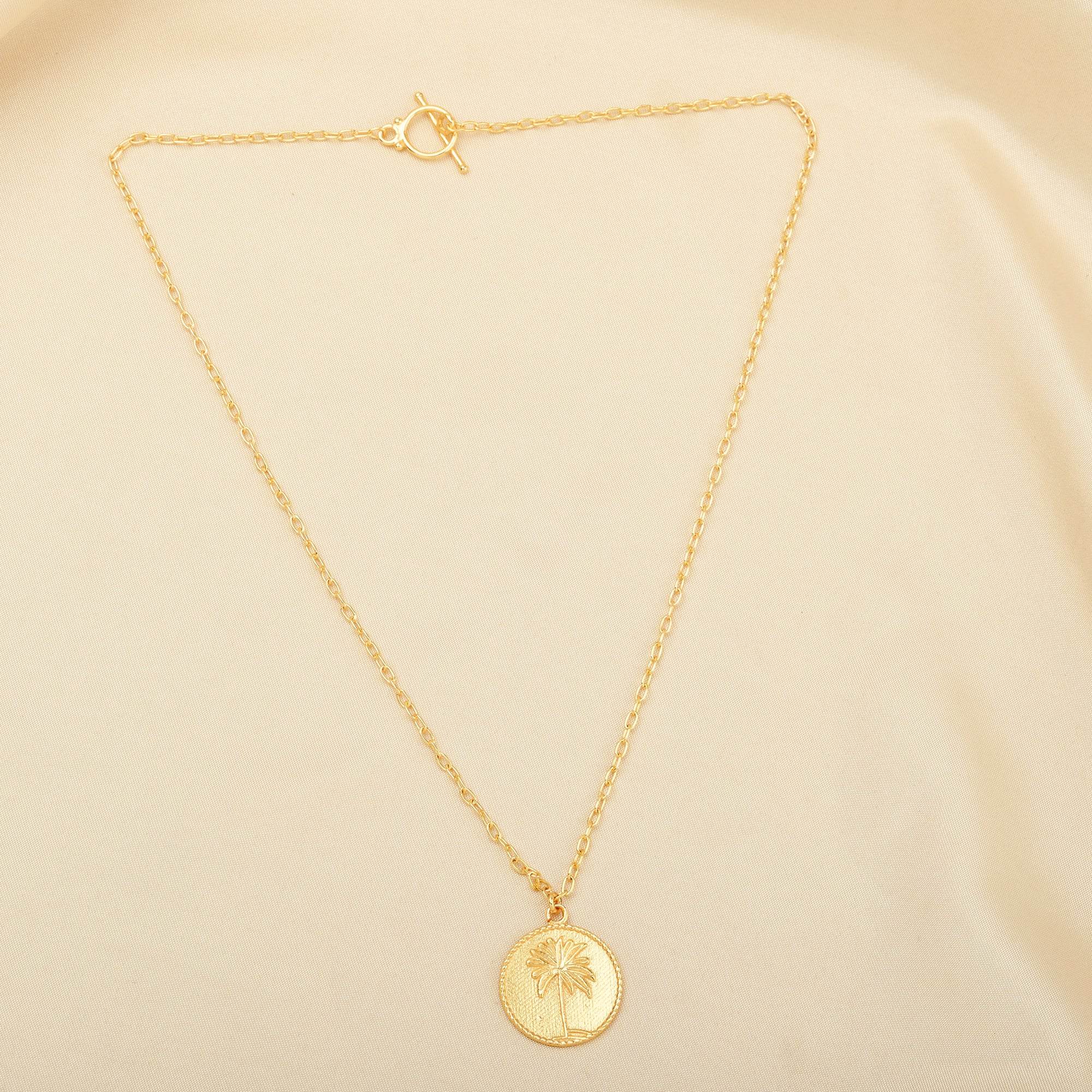 Palm Tree Pendant Necklaces - La Vitá Jewels