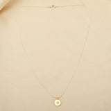 White CZ North Star with Gold Tone Necklaces