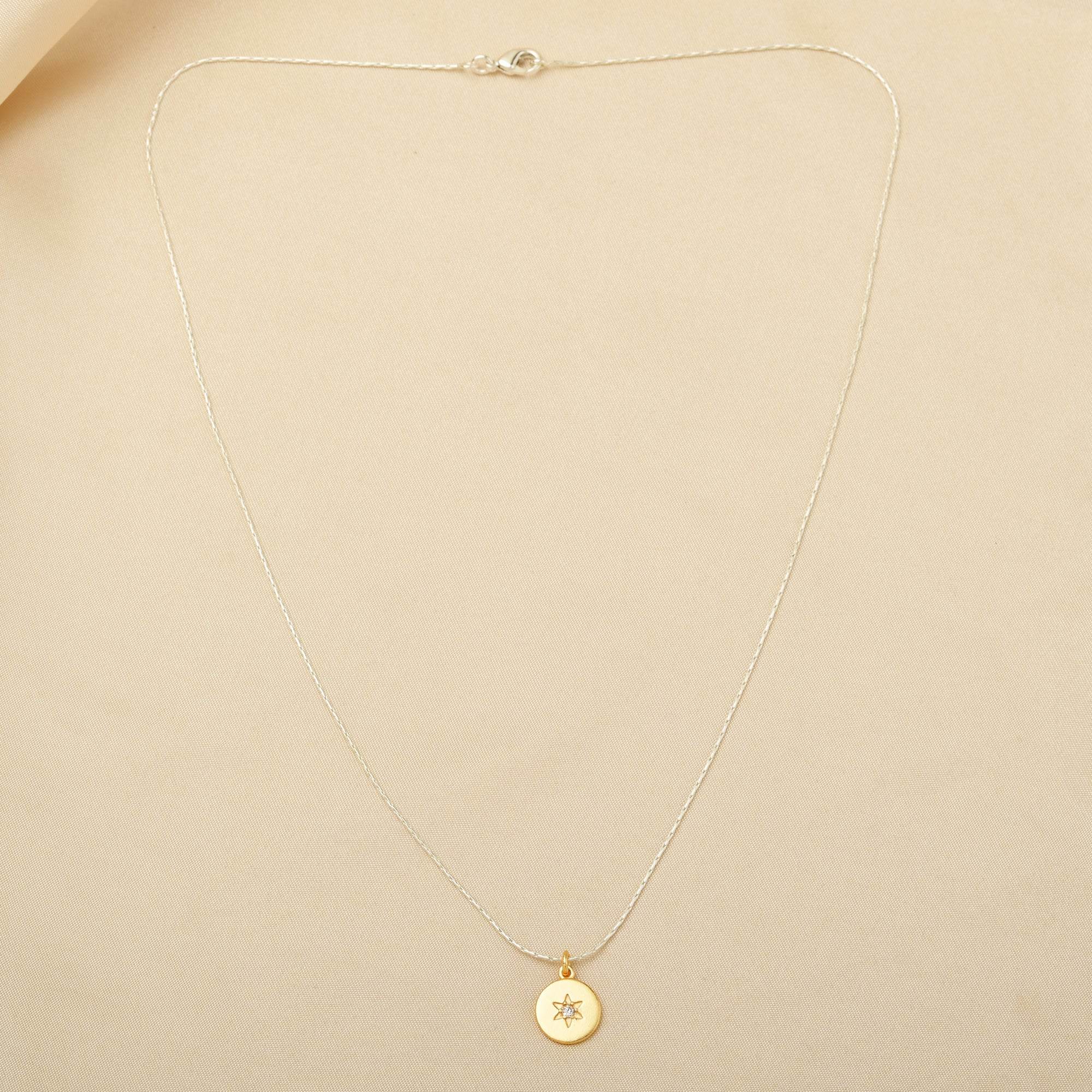 Cubic Zirconia North Star Celestial Blessings Necklace - La Vitá Jewels