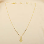 Labradorite Beads with Hamsa Protection Necklace - La Vitá Jewels