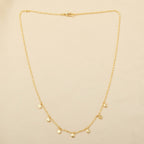 Golden Harmony Textured Necklace - La Vitá Jewels