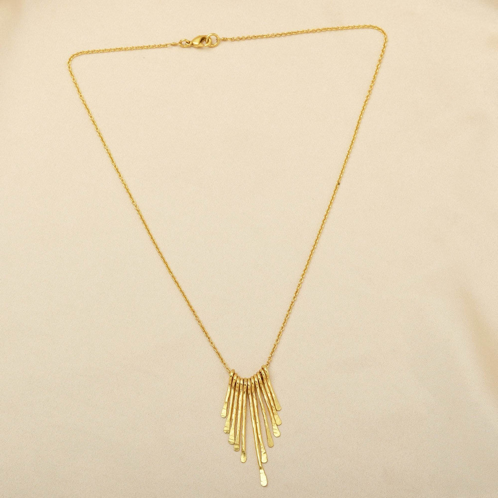 Metal Fringe Necklaces - La Vitá Jewels