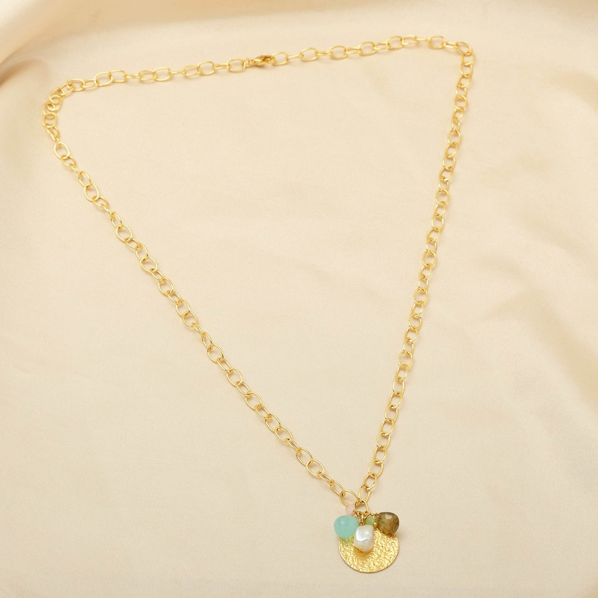 Kiara Multi Stone Necklace - La Vitá Jewels
