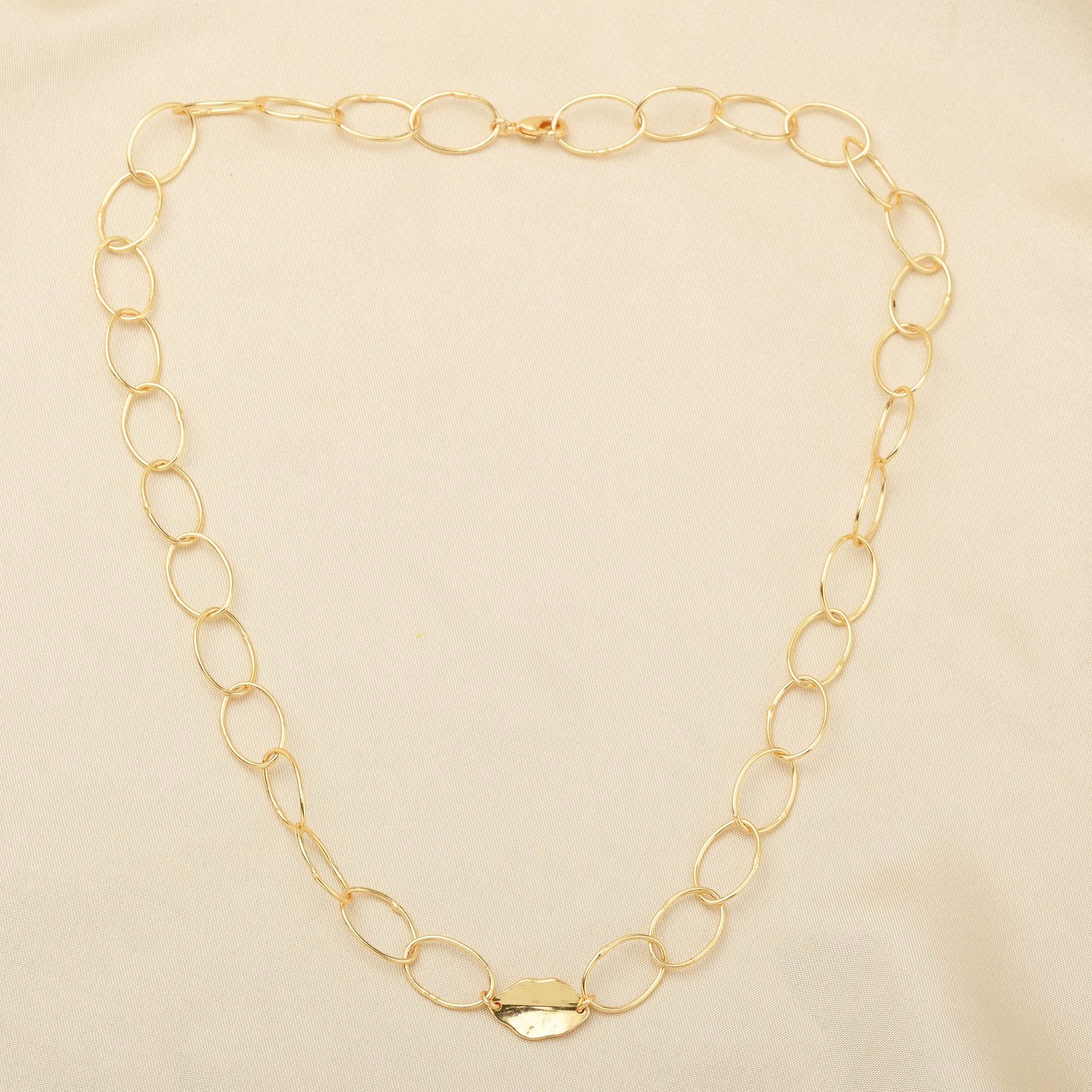 Frida Interlocking Chain Necklace - La Vitá Jewels
