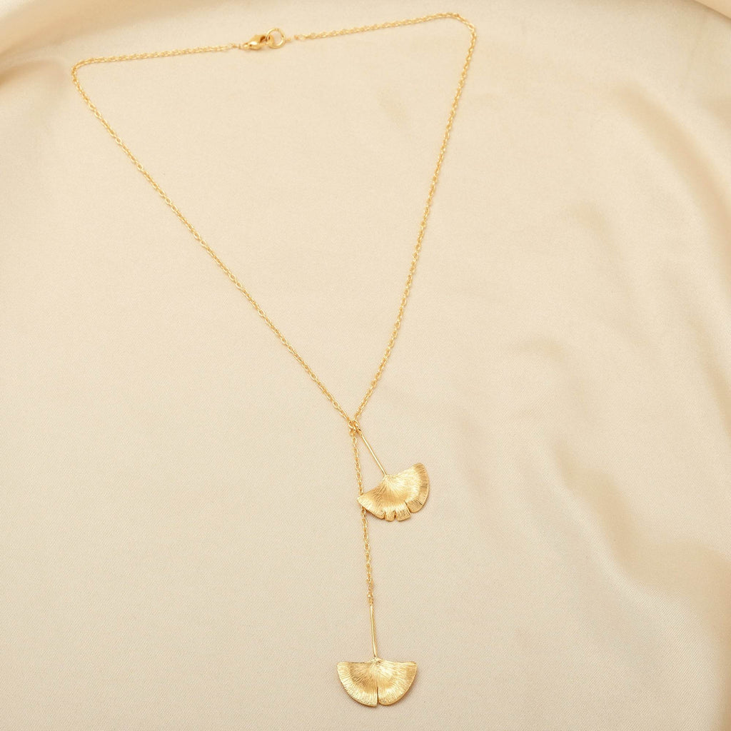 Biloba-Ginkgo Leaf Necklaces - La Vitá Jewels