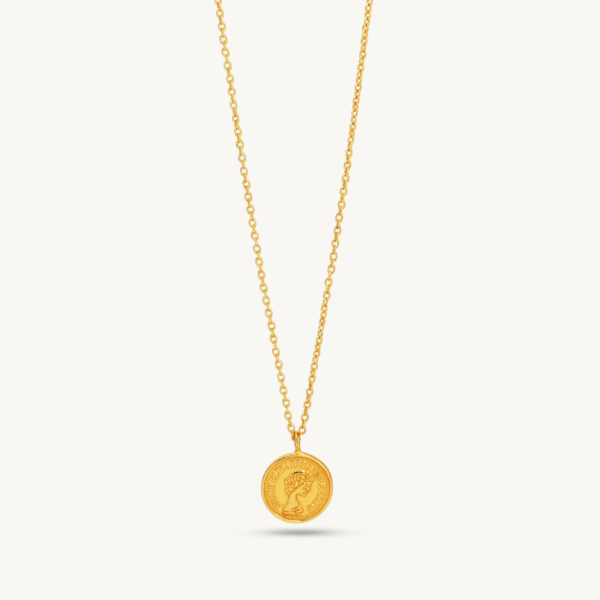Queen Elizabeth The Second Pendant Necklace - La Vitá Jewels