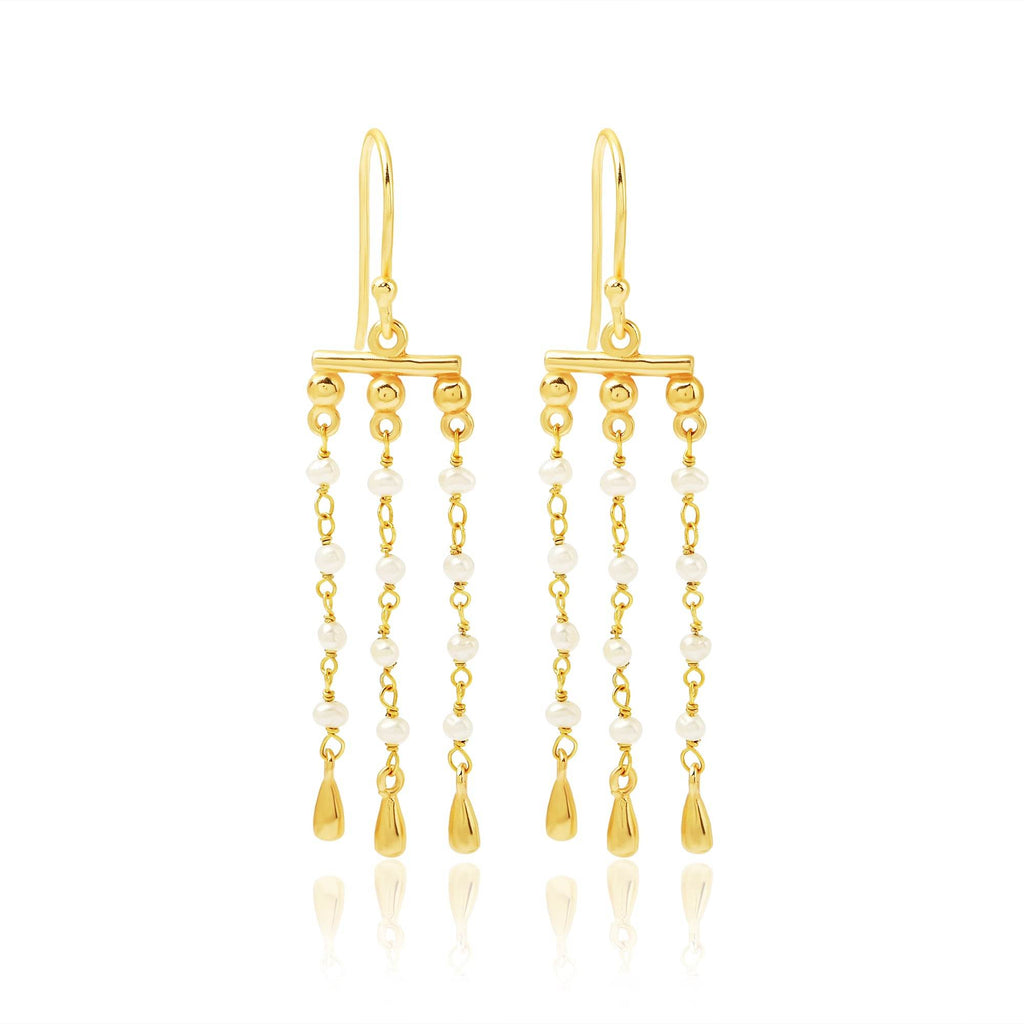 Precious Pearls Earrings - La Vitá Jewels
